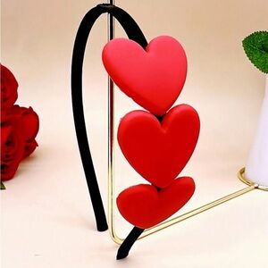 Brand New: Red Heart Head Band